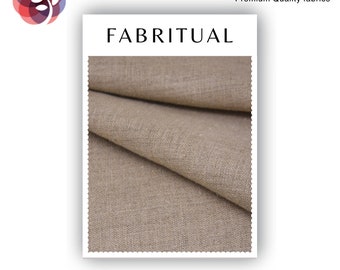 Swatches of Base Fabric  ( Thick linen, Pure linen, Off-white linen, Pure white linen, Thick cotton, Thick cotton white and Duck canvas )