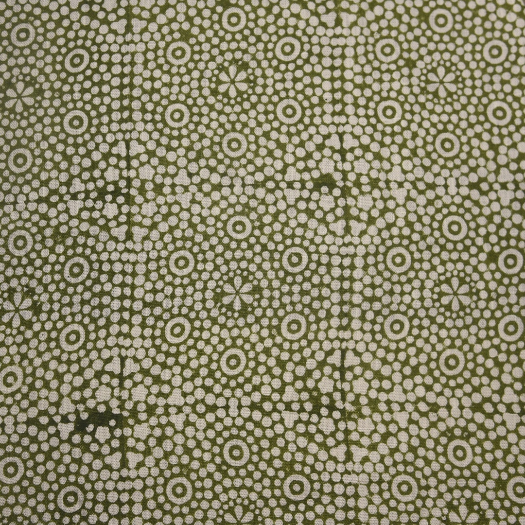 CHUNRI Block Print Linen Fabric Heavy Thick Linen Natural Hand Loom