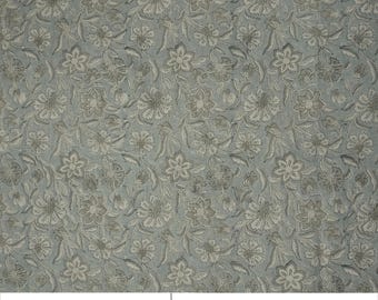 Block Print Handmade Linen Fabric Floral Cushion And Tablecloth Linen Indian Textile Fabric By The Yard Pure Linen Fabric - JARUL
