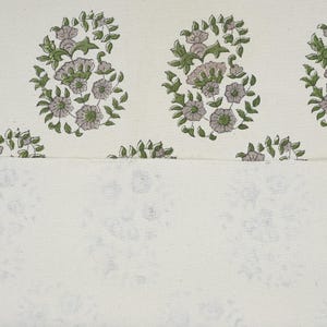 Hand block print Thick Cotton Fabric, organic cotton fabric, fabric for curtain, window treatment - ANARKALI image 5