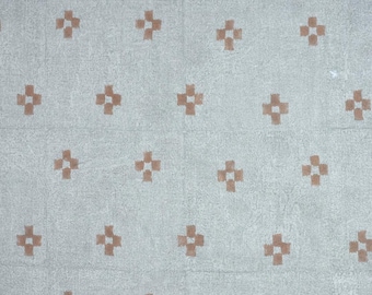 Artistic Floral Linen Fabric Premium Linen Floral Fabric for Kitchen Napkins Traditional Indian Floral Linen Fabric - FAB-PLUS