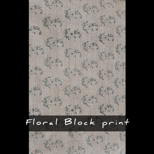 100 Linen Home Decor Upholstery Fabric by the Yard Thick Etsy