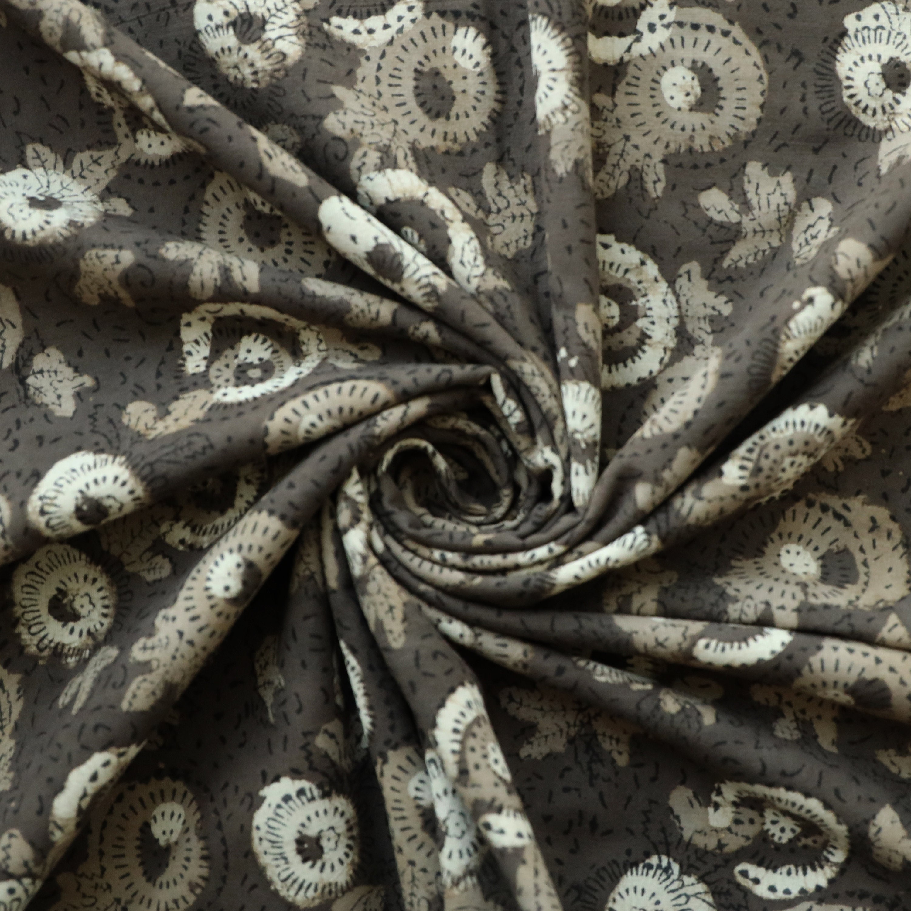 Unique Abstract Block Print Fabric Perfect for Handmade Etsy