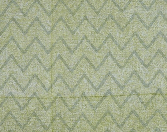 Soft Pure Linen Fabric for Green Cushion Covers Table Napkins Curtains Home Decor Lightweight Linen Floral Print Fabric - FAB-WAVE