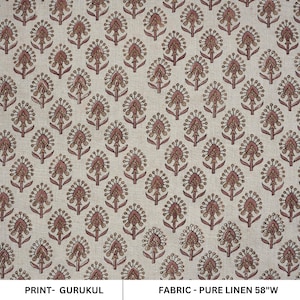 Decorative linen pillows, Pure linen fabric 58&quot; wide fabric, fabric by yard, floral block print, linen fabric, couch cushion cover - GURUKUL