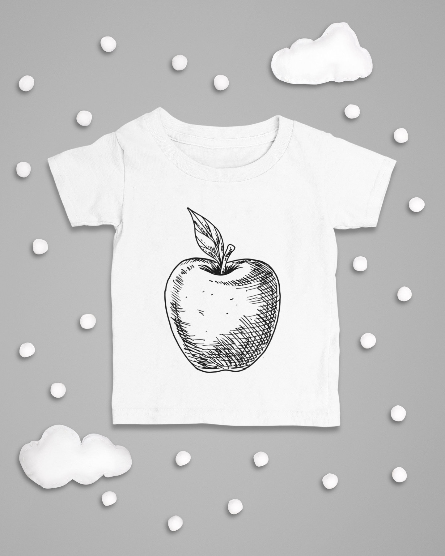 APPLE SHIRT FOODIE Shirt Toddler Graphic Fruit Unisex Baby Etsy