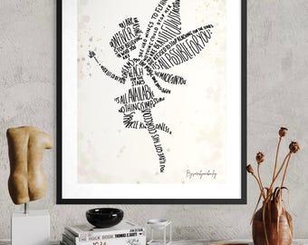 Magical Fairy Word Art Print | Inspirational Quote, Positivity (Digital Download)