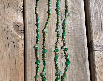 Green Beaded Necklace