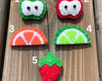 Mini Felt Fruit Magnets
