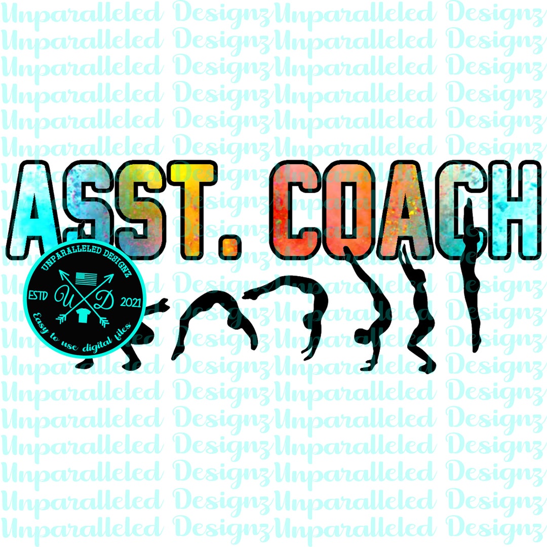 Assistant Cheer Coach Tumble Coach PNG File Digital Etsy