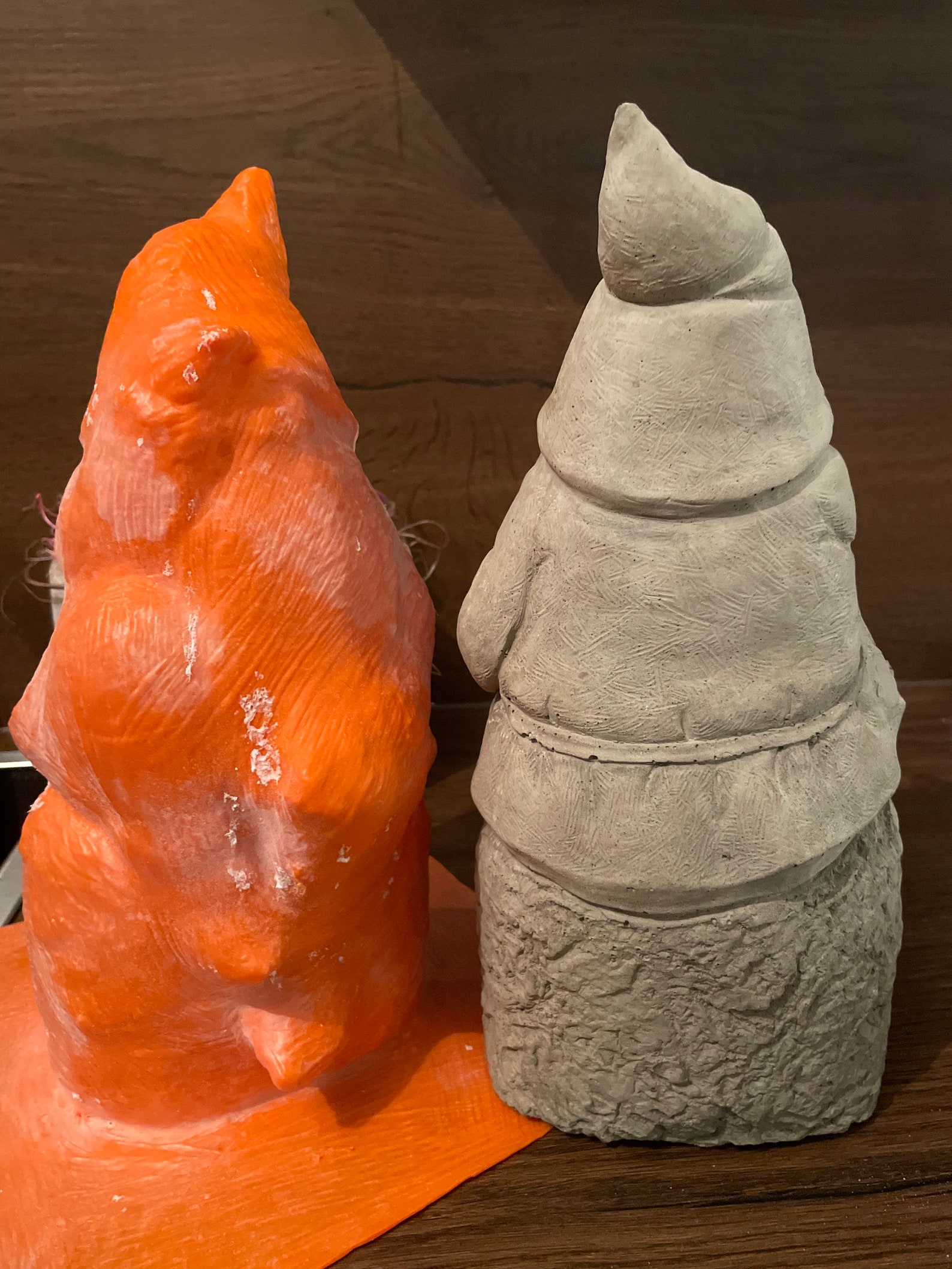 Latex mould Concrete casting Mold Wichtel in concrete 31 cm x Etsy