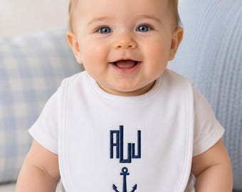 Embroidered Baby Toddler Bib Gift for Baby Shower