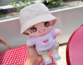 Taehyung BTS Plush Doll 20cm – Full Outfit | K-pop Gift for ARMY | Handmade BTS Doll