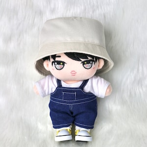 BTS Jimin Plush Doll 20cm – Full Outfit | K-pop Gift for ARMY | Handmade BTS Doll