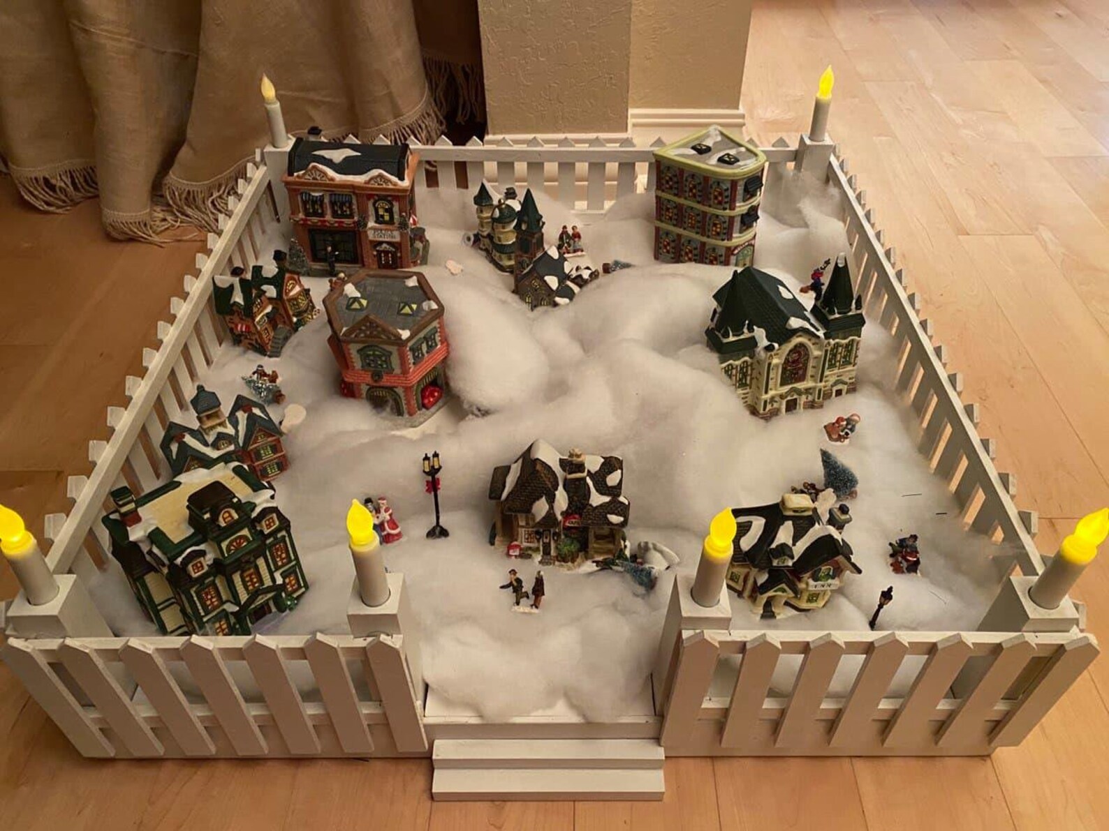 Christmas Village Base Ideas 