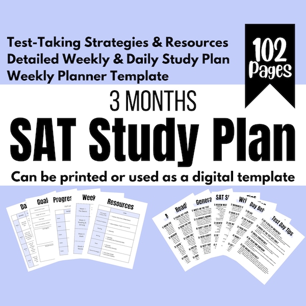 Study Planner - Etsy