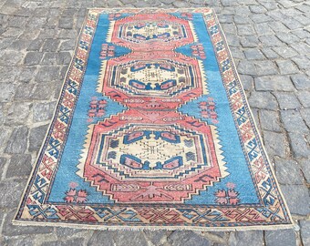 ペルシャ絨毯 ヴィンテージランナーラグ - アンティークラグ、ハンド