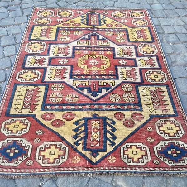 Turkish rug, turkish woven rug, persian rug, vintage rug, antique rug, turkish small rug, turkish antique rug, persian pastel rug, boho rug,