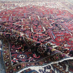 persian rug heriz rug, persian area rug, vintage rug, antique rug, turkish rug, persian large heriz rug, heriz hand made rug, heriz area rug