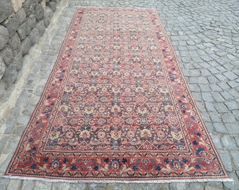 Antique rug, Persian Runner rug, Persian rug, Persian rug wool, Persian Malayer rug, Persian large rug, Persian oriental rug, Turkish rug,