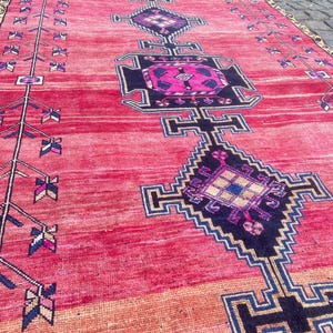 Persiani Rug Antique Rug - 4.9x7.8 Feet rug - Vintage Rug Large Rugs - Area Rug - Turkish Rug - Boho Rug Persiani Rug - Wool Rug Old Rug