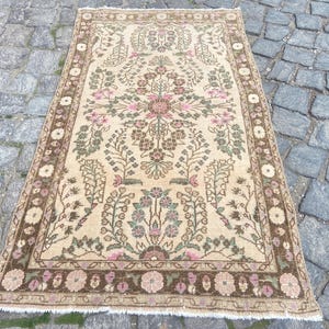 Persian Rug Vintage Persian Rug, Area rug, 2.6x4.5 Feet Rug Turkish rug, Anatolian rug, Turkish Hand Made Rug, Antique rug, Small Rug