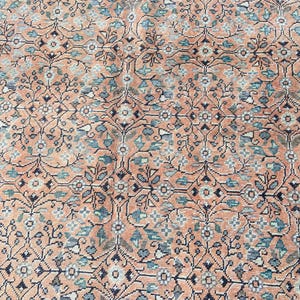 Persian Rug Area rug - Large Rug 5.2x9.1 Ft Rug - Vintage Persian Turkish Rug Floral Rug – Hand Woven Wool Rug Oriental Persian Rugs image 1