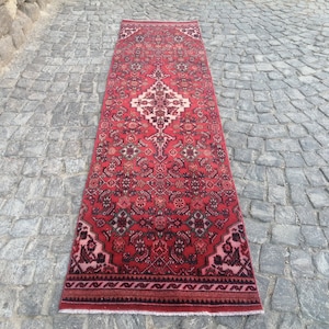 Persian rug, Persian rug runner, Runner rug, Antique rug, Persian long runner rug, turkish Runner rug, Persian long rug, Vintage runner rug,