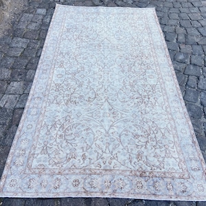 Vintage Turkish Rug, Persian Antique Rug, Anatolian Floor Rug, Area Rugs, Hand Knotted Vintage Rug, Persian Old Oriental Rug, Aesthetic Rug,
