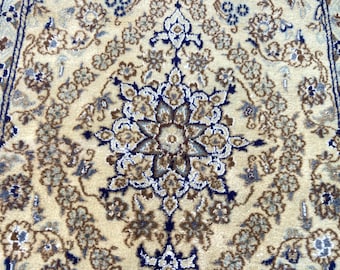 Persian Rug, Vintage Runner Rug, Antique Rug, Hand Knotted Rug, 2.8x4.4 Ft Rug, Turkish Rug, Oushak Rug, Oriental Rug, Rug For Living Room
