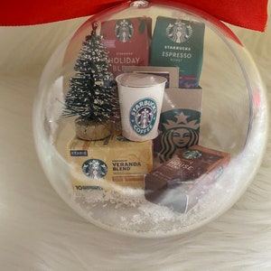 Coffee ornament with mini coffee bags