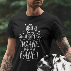 Great Dane tee, Funny dog shirt, dog lover tee, dog dad shirt,  dog owner tee, dog mom tee