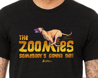 Funny Great Dane Tee Shirt, The Zoomies parody, 80s movie, Great Dane Top, Great Dane Gift, Retro 80s movie tee