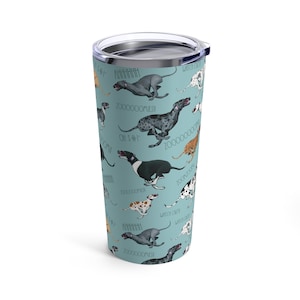 Funny Great Dane 20 0z Stainless Tumbler, Great Dane Travel Mug, Dane Zoomies