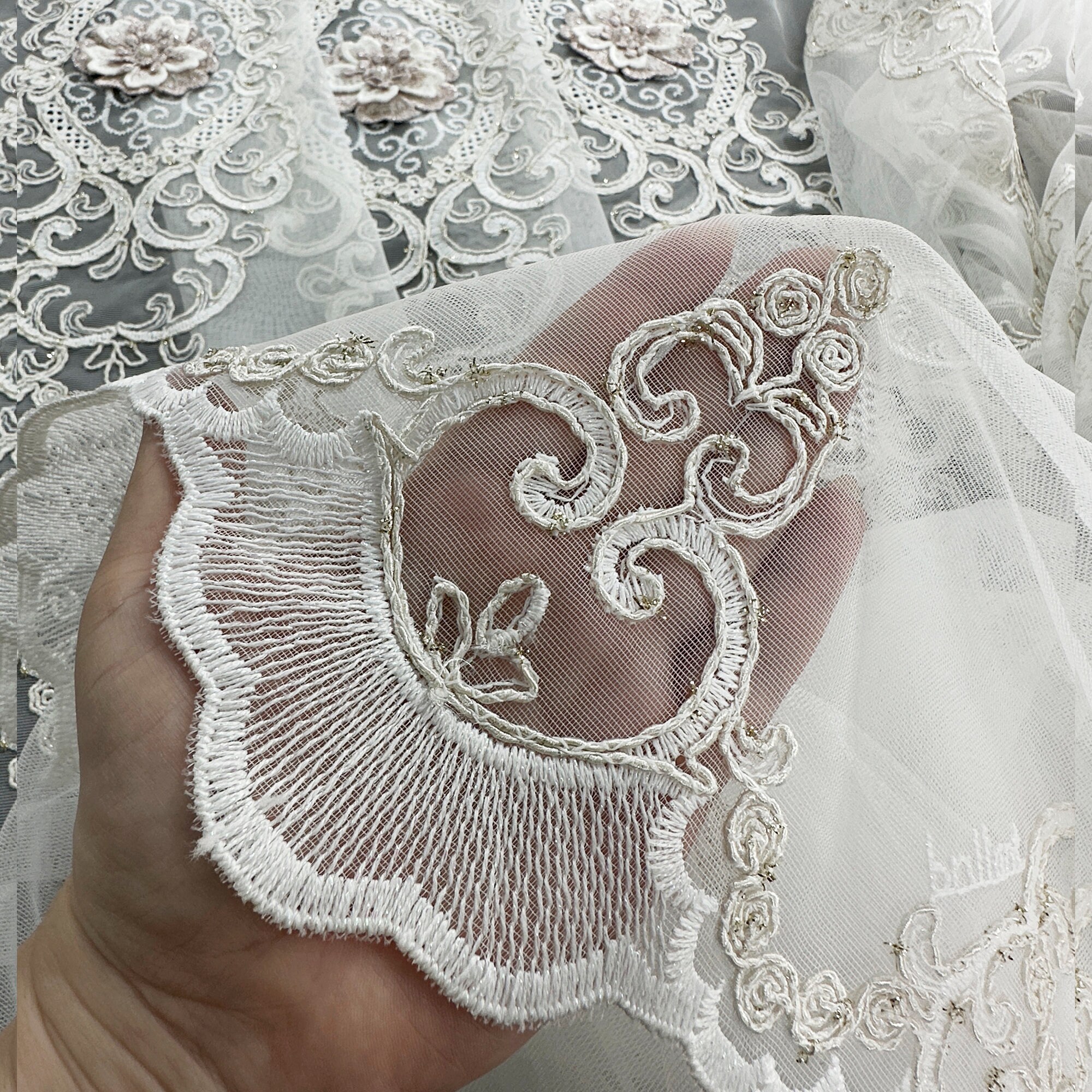 【完売品】willfully sheer motif lace OP Victorian Lace Tulle Sheer Curtains: Luxury Lined Voiles With