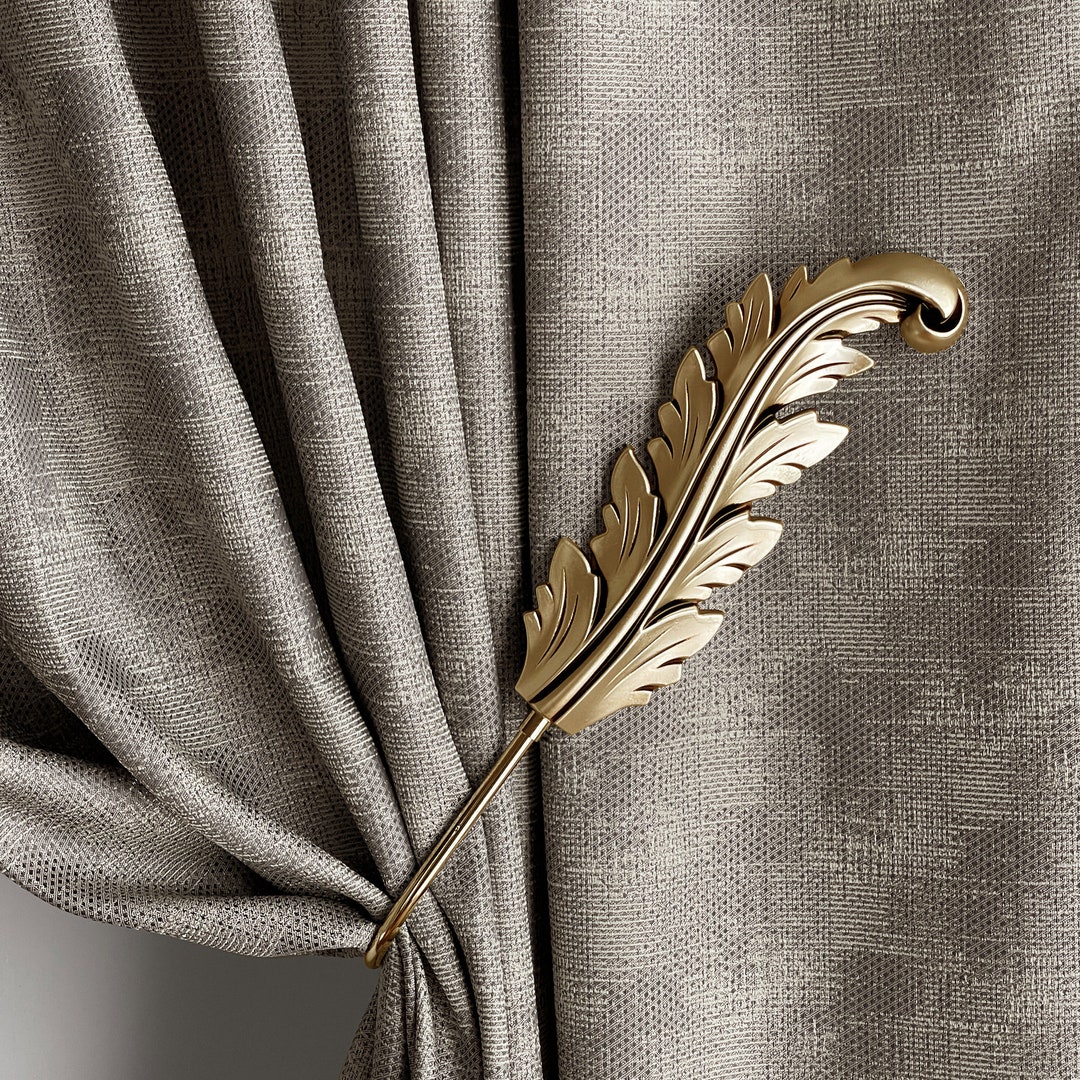 Floral Leaf Curtain Wall Hardware Curtain Wall Hook Elegant Etsy