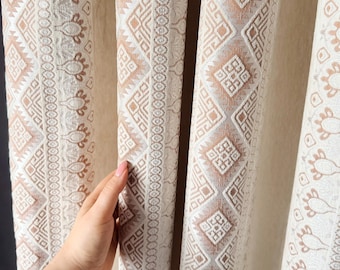 Custom Tapestry Curtains: Heavy Thick Curtains for Living Room