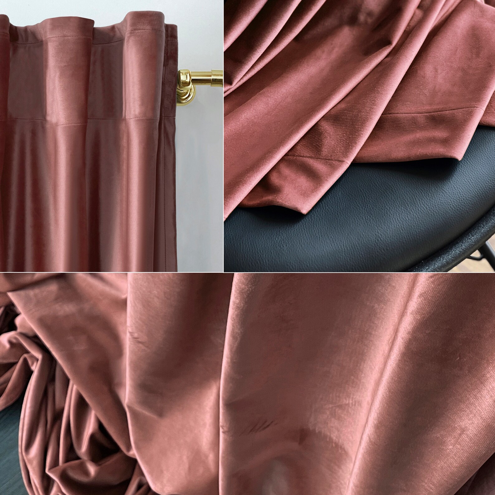 Royal Velvet Curtains Long Curtains for Living Room Ready Etsy