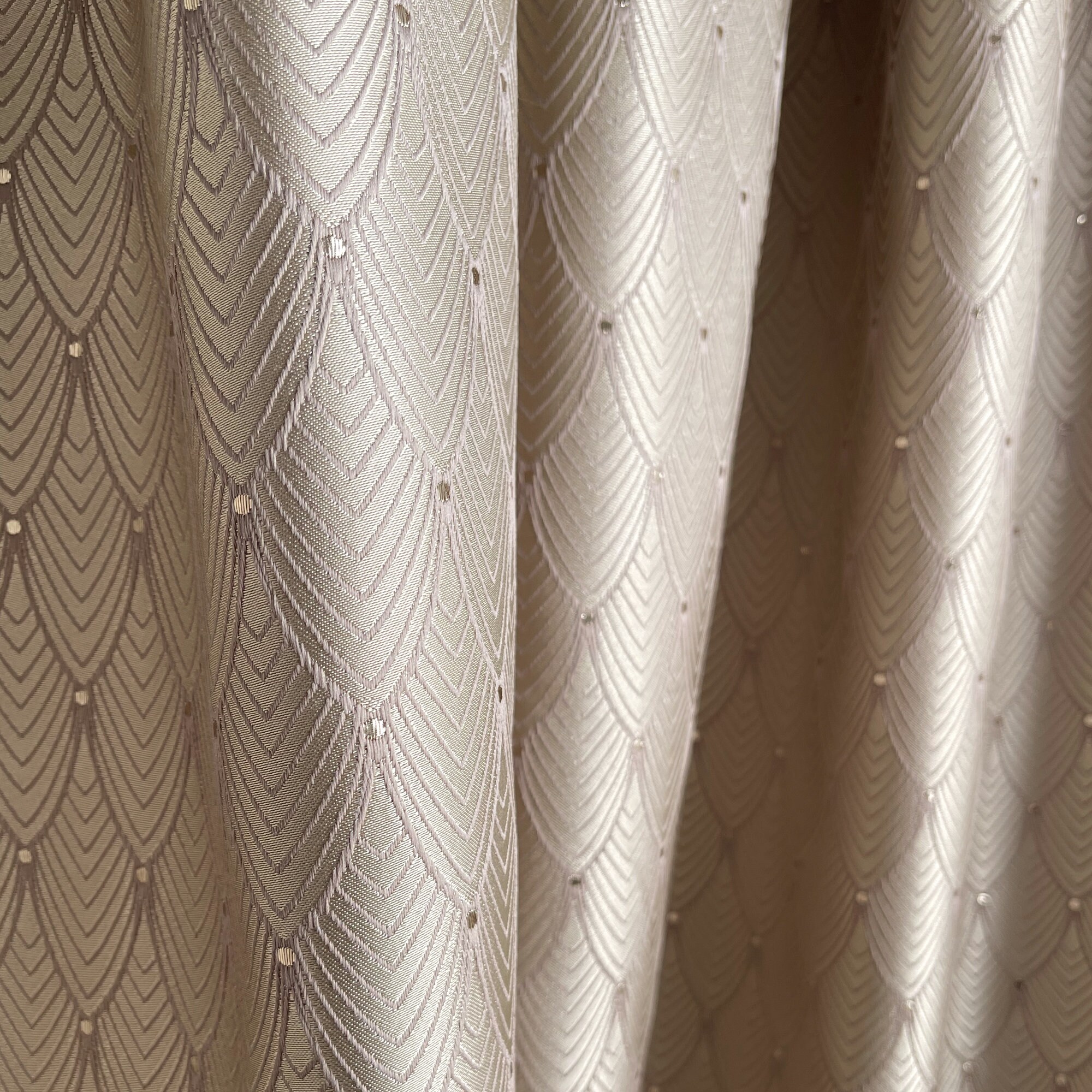 Art Deco Gemusterter Vorhang moderner Luxus Vorhang Jacquard | Etsy