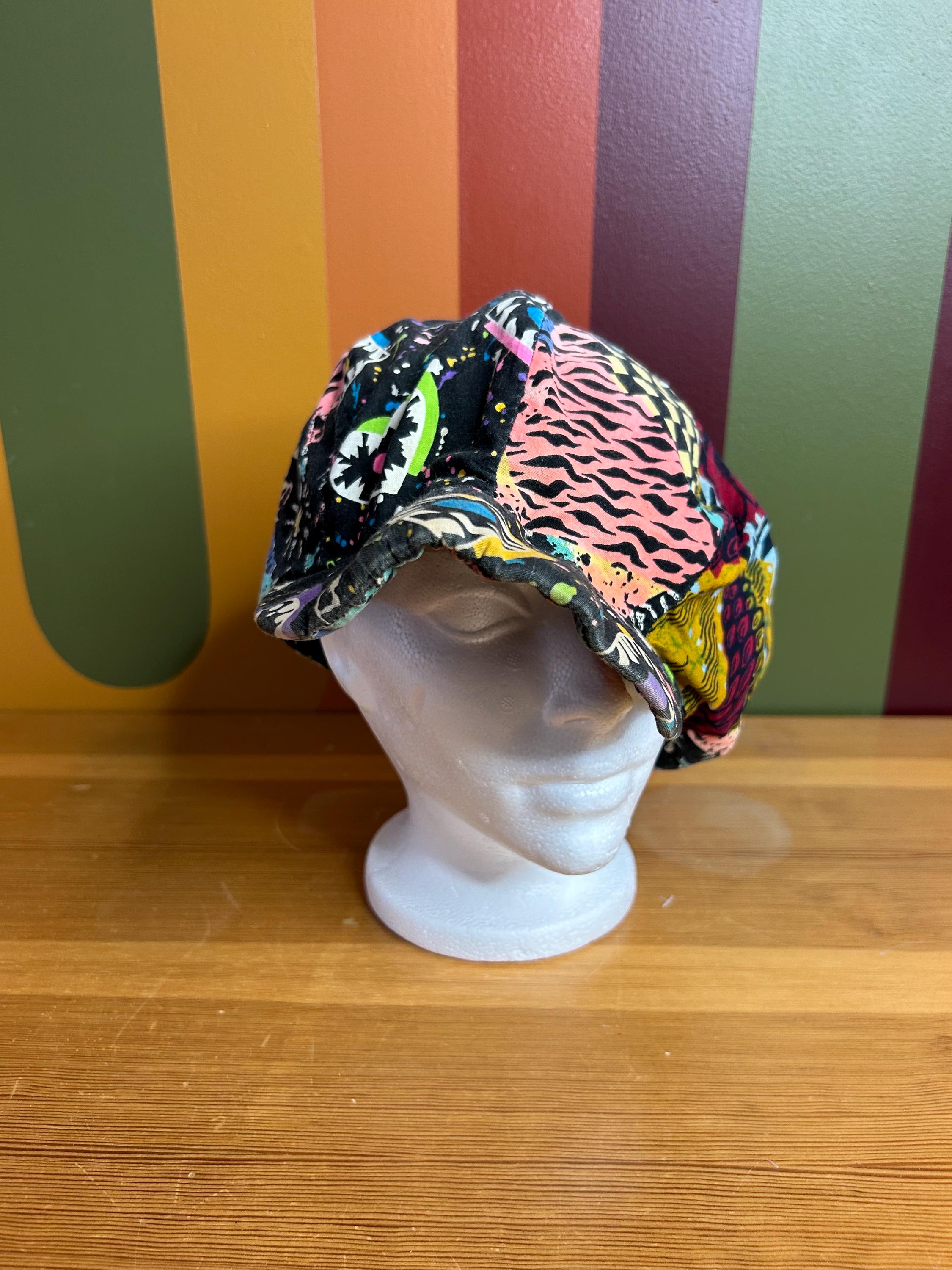 Vintage 80s Funky Pattern Hat Cap - New York Hat and Cap Co. USA
