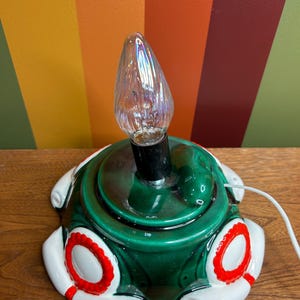 Vintage Christmas ceramic tree large light up BASE ONLY, replacement - CHIPPED