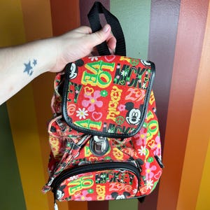 90s Mickey Backpack - Etsy Canada