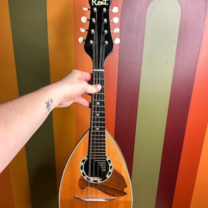 1970s Kent Mandolin Made In Japan Bowl Back Italian Style musical interment strings