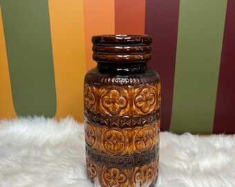 Vintage West German Fat Lava Vase Scheurich 231-15 Mid-century