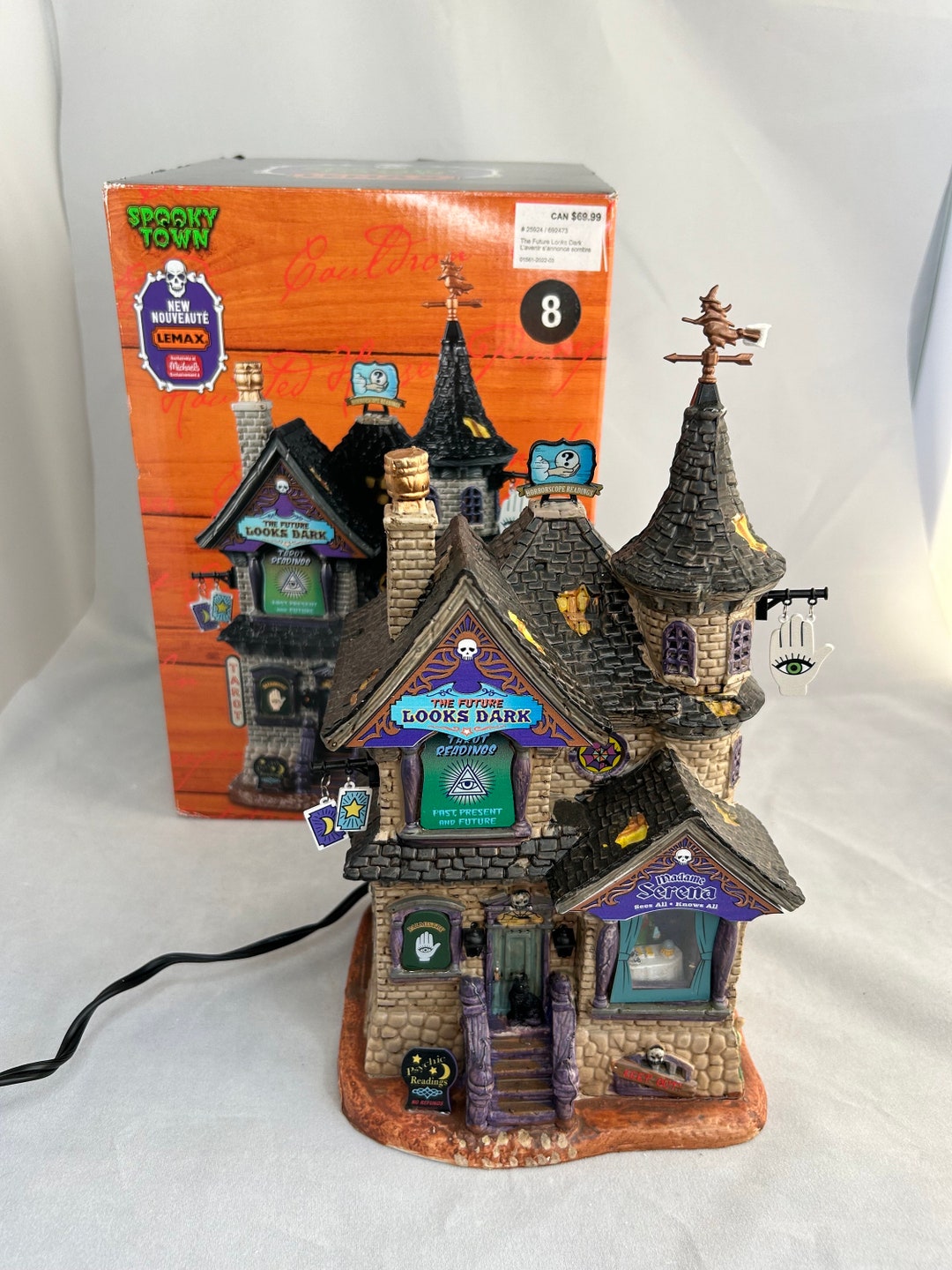 Lemax Spooky Town Michaels Exclusive the Future Looks Dark 25857 Power