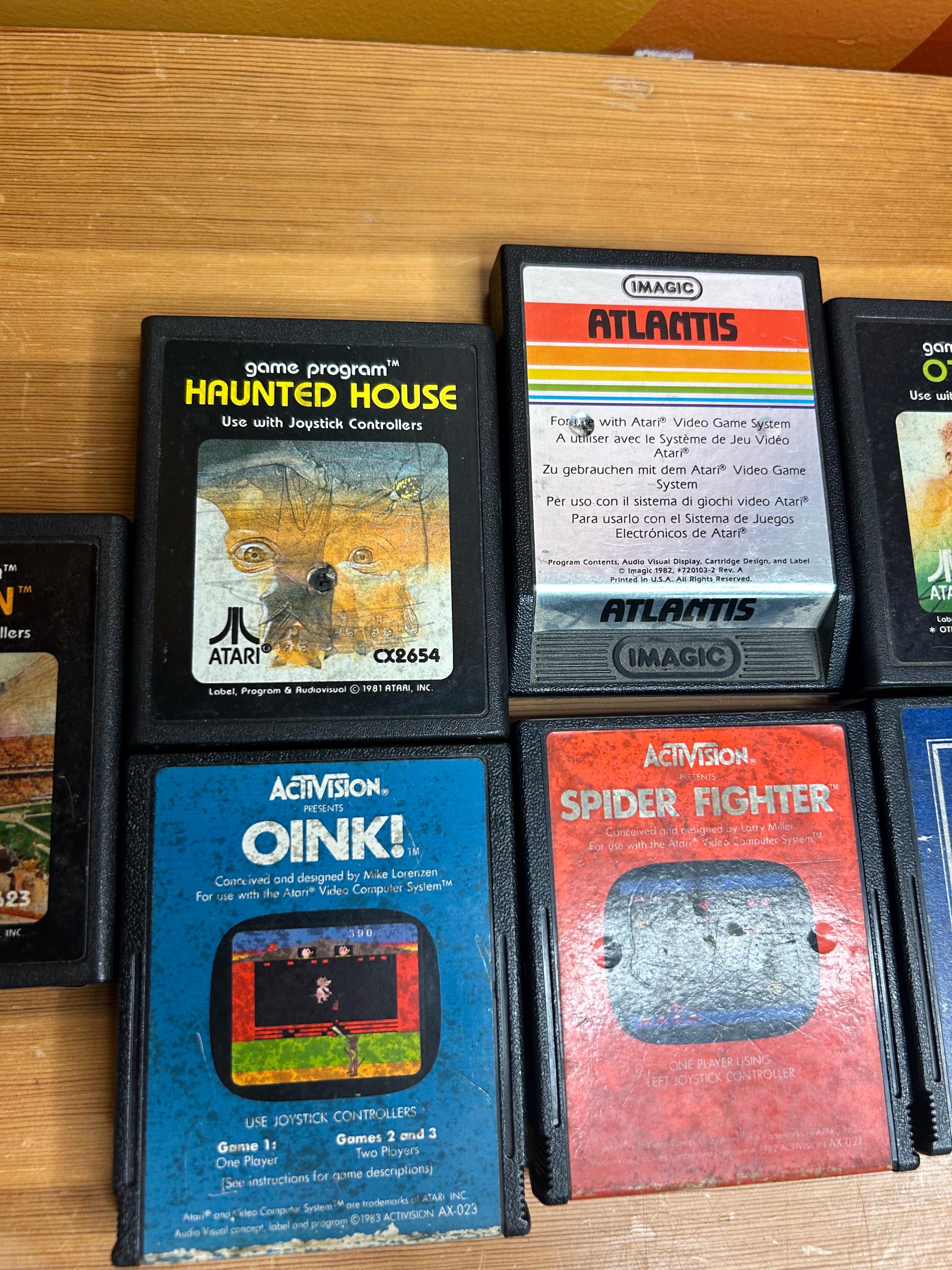 ATARI アタリ2600 ゲームソフト9点セット 【公式通販】