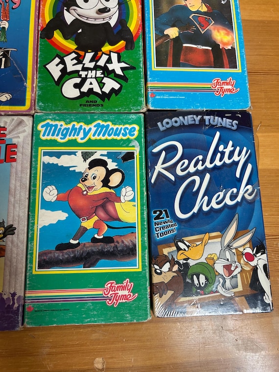 Vintage VHS Lot - Elmer, Fudd, Bugs Bunny, Looney Tunes, Felix