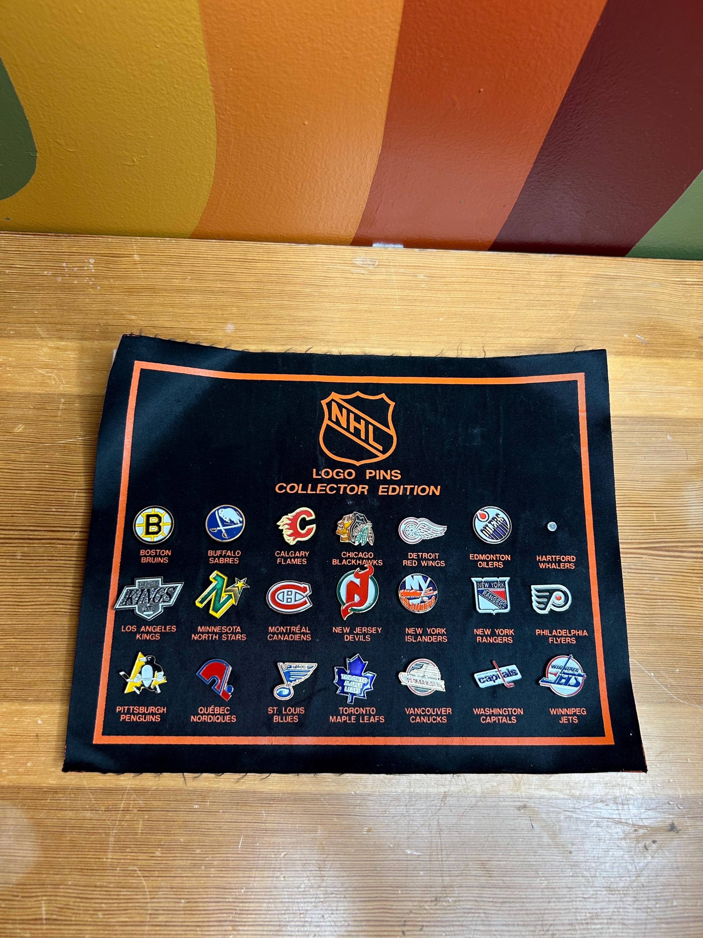 NHL COLLECTOR EDITION ピンズセット NHL Team Pin Set Collectors Addition - 21 Teams MISSING 1 Pin
