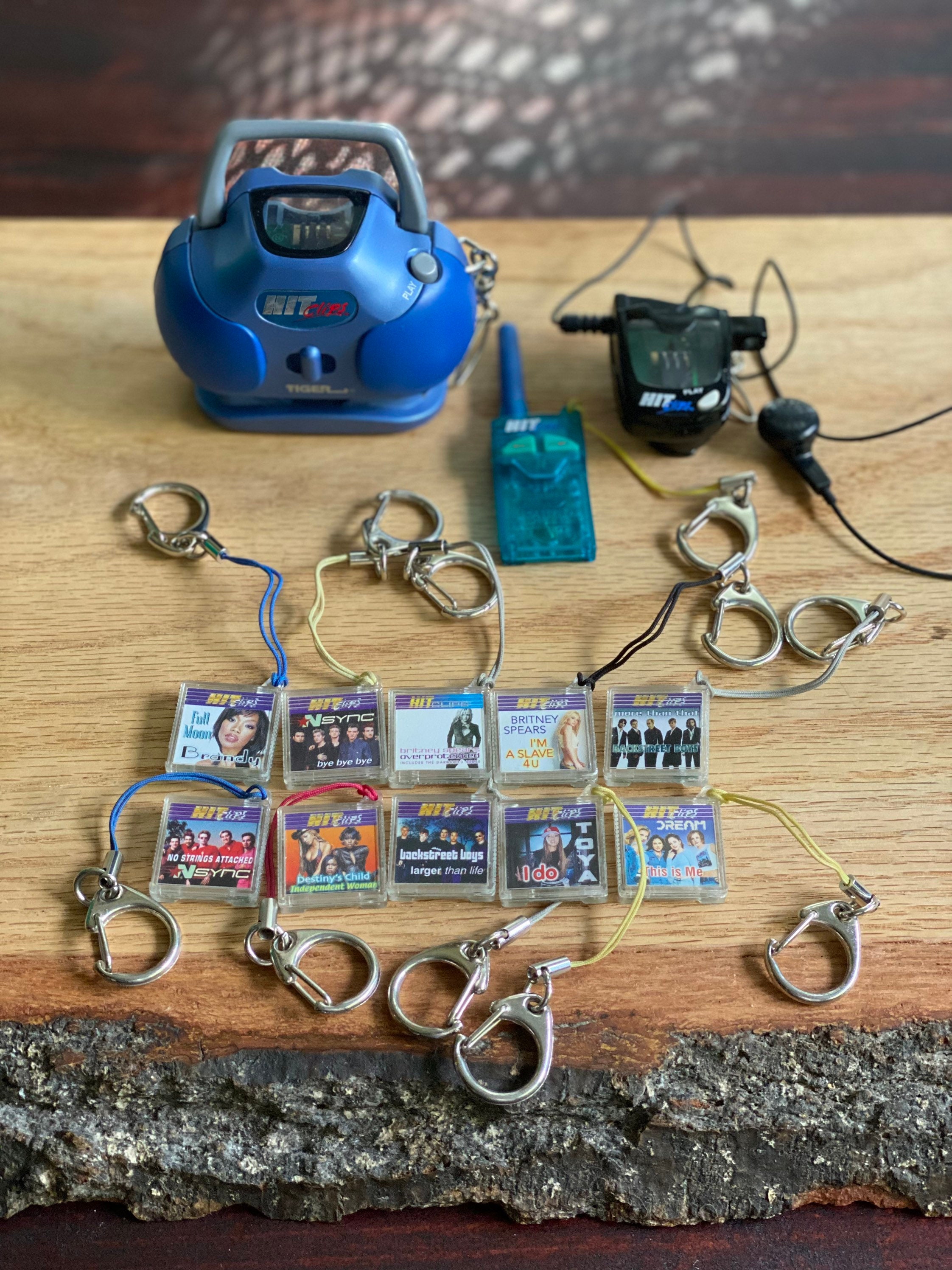 Hit Clips 90s Mini Music Player Song Tiger Brand Britney Spears, Backstreet  Boys, NSYNC, Brandy, Destinys Child Radio 