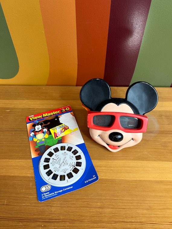 Vintage Disney Mickey Mouse 1989 View Master and New Reels - Etsy